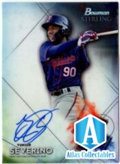 2021 Bowman Sterling Refractor Auto BSPA-YS YUNIOR SEVERINO
